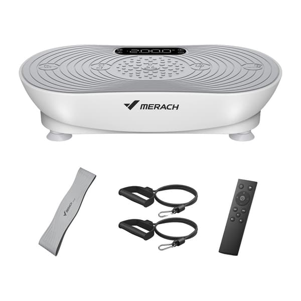 MERACH MR-2533W1-EU vibrationsplade / træningsplade med 99 nive