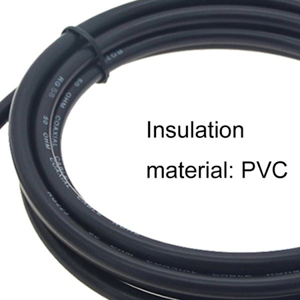 BNC-Kabel RG58 Hona till Hona 10m