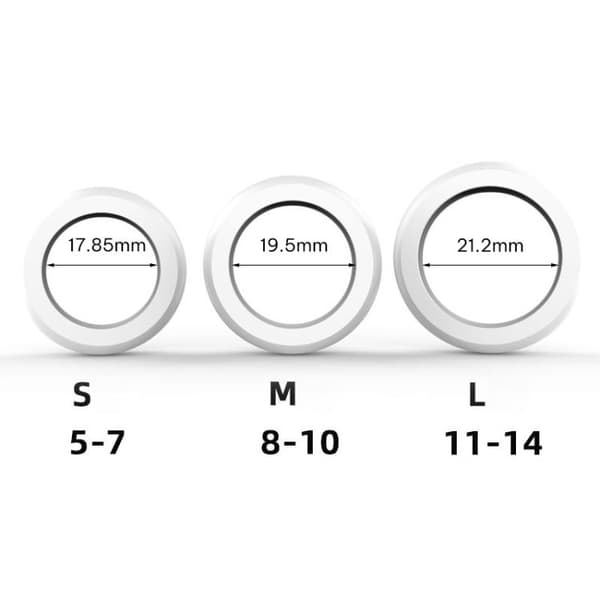 Silikonskydd för Ultrahuman Ring AIR – Strl S -  Vit