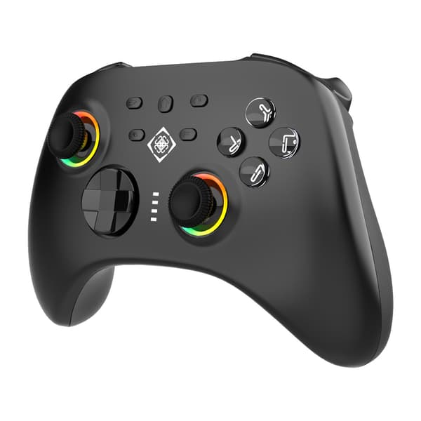 Deltaco Trådløs gaming-controller med RGB- og hall-effekt-senso