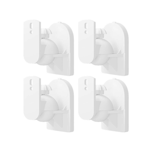 Högtalarfästen för väggmontering 4-pack – Vit