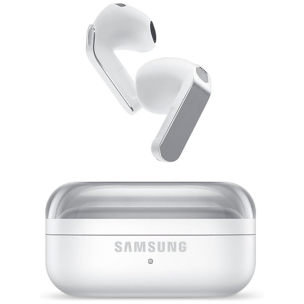 Samsung Galaxy Buds4 - Vit / True Wireless-hörlurar / Bluetooth