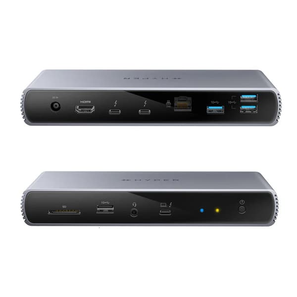 HyperDrive Thunderbolt 4-dockingstation / 96 W Power Delivery,