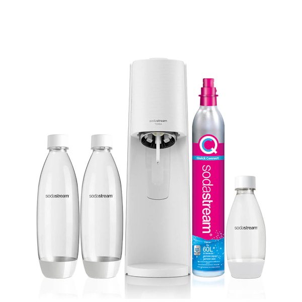 SodaStream Terra kolsyremaskin Valuepack - komplett set för hem