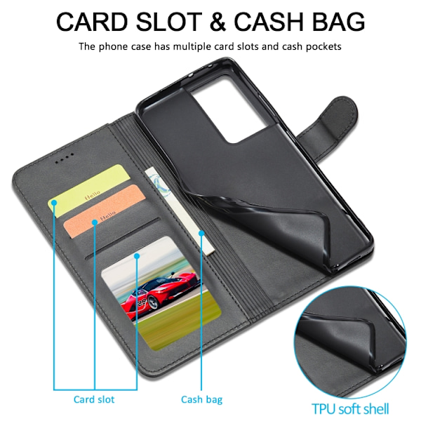Fodral med kortfack till Samsung Galaxy S21 Ultra 5G