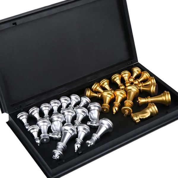 Schack Set - Gyllene Pjäser 32x32cm