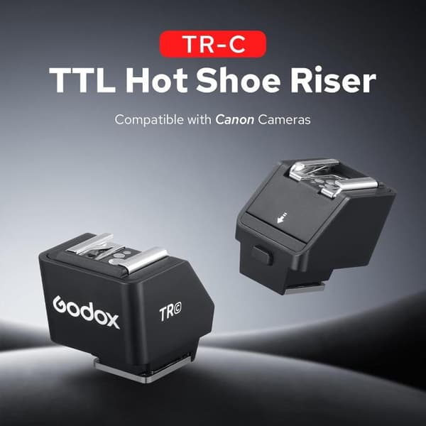 Godox TTL-blitzskoforhøjer TR-C til Canon / TTL-blitzskoforhøje