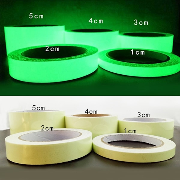 Självlysande fluoroscerande tejp - 10meter