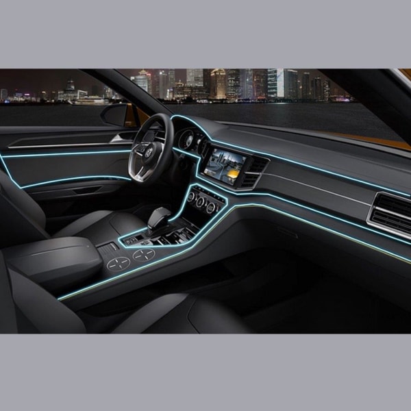 LED-valaistus autoon - 4m Iceblue