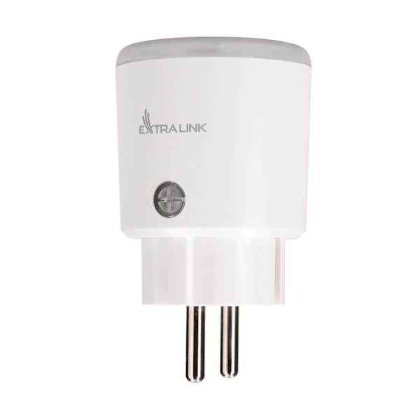 Smart plug med Zigbee, energimåling og stemmestyring, 16A, komp