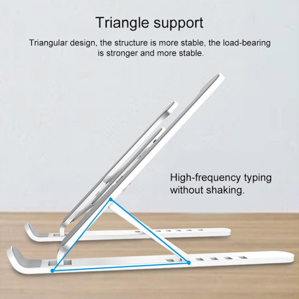 Foldbart stativ til laptop