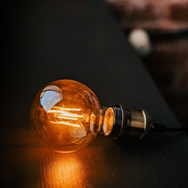 Forever Light LED-Pære Filament E27 G95 4W 230V 2000K 400lm