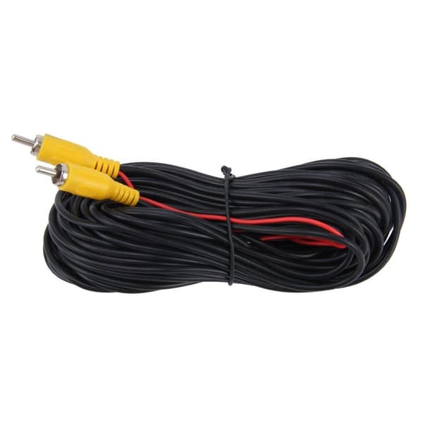 Videokabel til bilens bakkamera - 15 meter