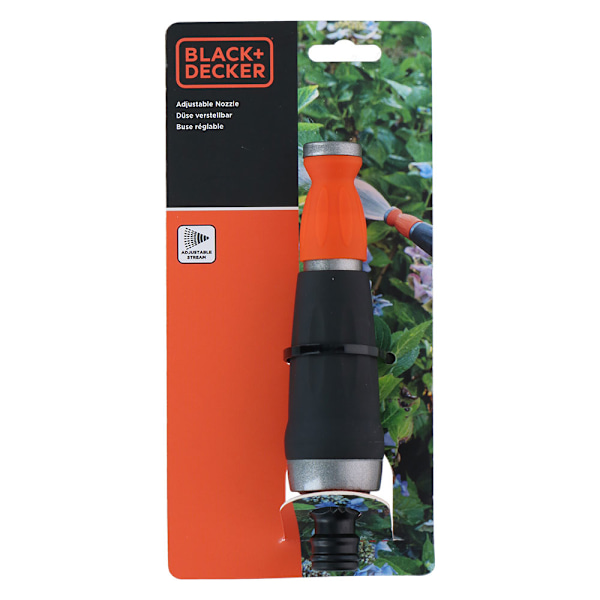 Black+Decker Justerbart sprutfäste till vattenslang
