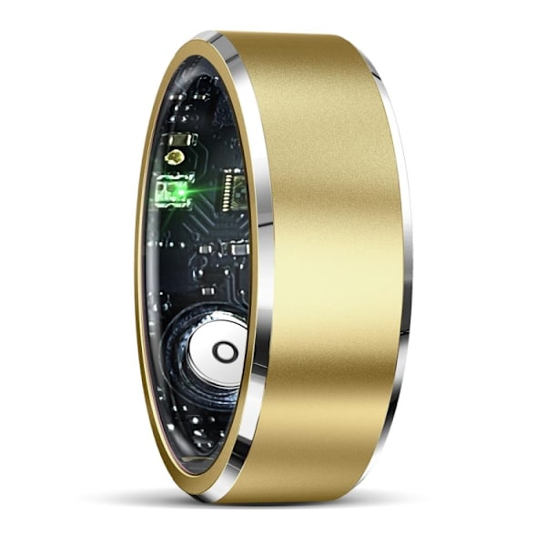 Smart Ring med Hälsoövervakning och träningslägen Strl 9 - Guld