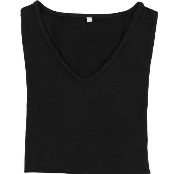 Bambu T-shirt kvinder M - Sort