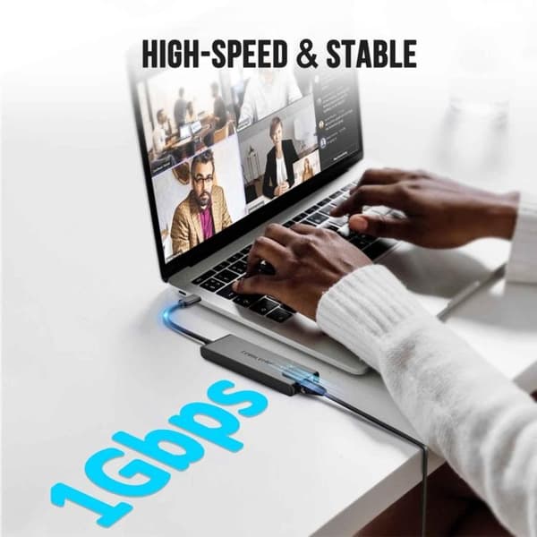Lemorele TC24L 5-i-1 USB-C-dockningsstation / USB-C-hubb med 4K