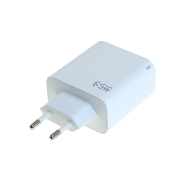 USB-laddare med GaN-teknik, 2x USB-C PD och 1x USB-A – upp till