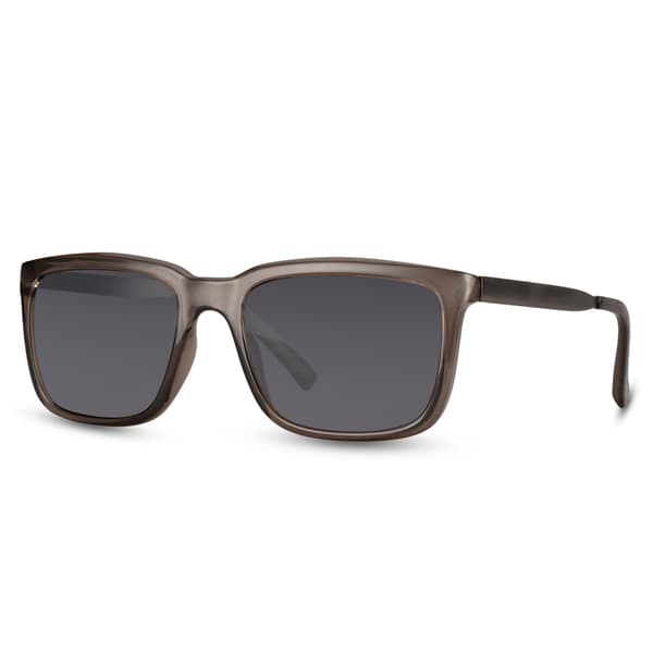 Solbriller Wayfarer Sort glas med gråt stel
