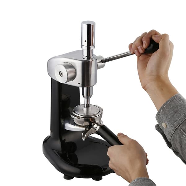 Kaffetamper med stativ / espressotamper / kaffepress för espres