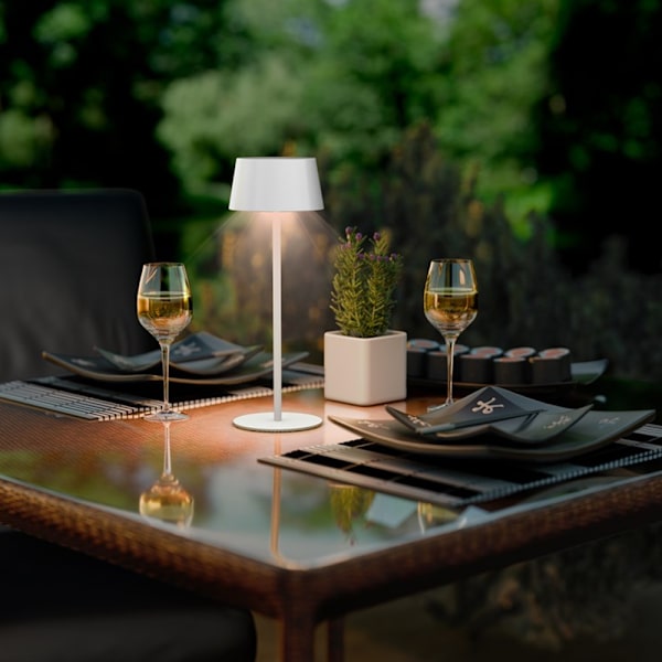Goobay LED Bordslampa med solcellsladdning och touchkontroll -
