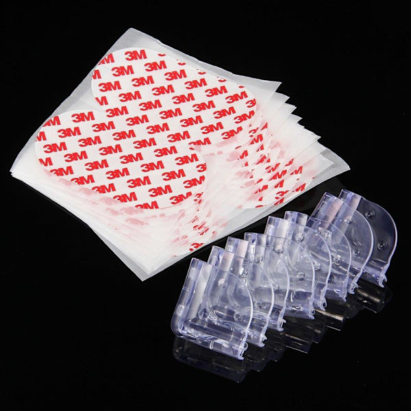 Mjuka kantskydd / hörnskydd i plast för barn – 10-pack