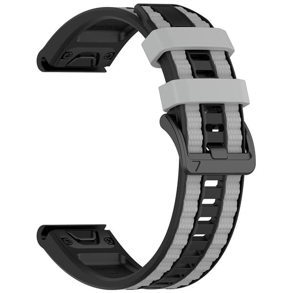 Silikoninen rannekoru Garmin Fenix 8/7X Pro -kellolle (22 mm) –