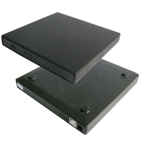 USB Slim External CD Reader - slankt design, 24x læsehastighed,