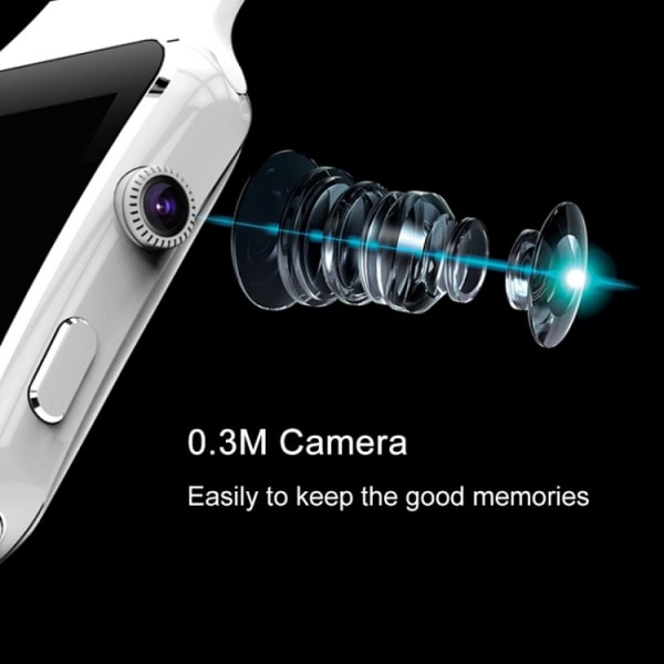 Aktivitetsklocka med Kamera Touch Screen Bluetooth iPhone / And