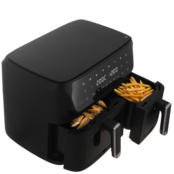 Adler Dual Air Fryer 6,5 l + 4,5 l / Dobbelt luftfritur / Luftf