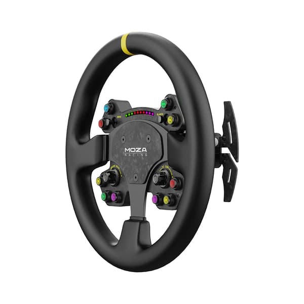 Moza RS V2 33 cm racerrat med quick release og LED-indikatorer
