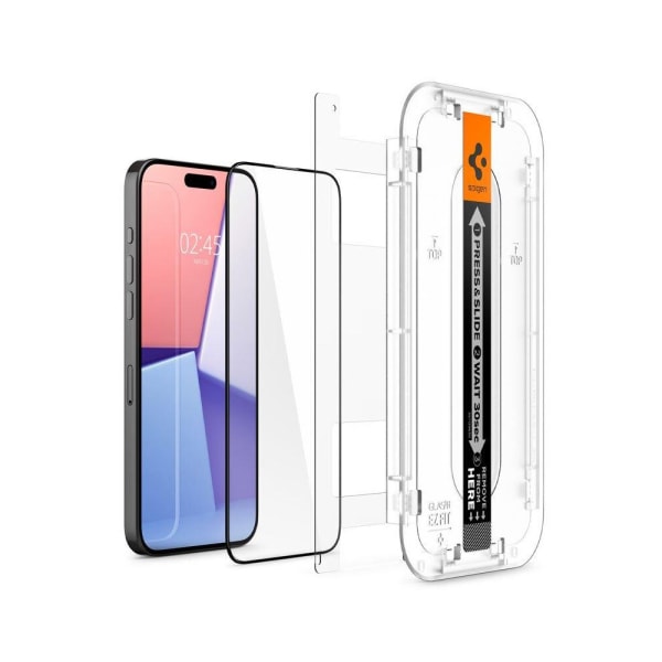 Spigen Glas.TR EZ Fit Tempered Screen Protector til iPhone 15 P