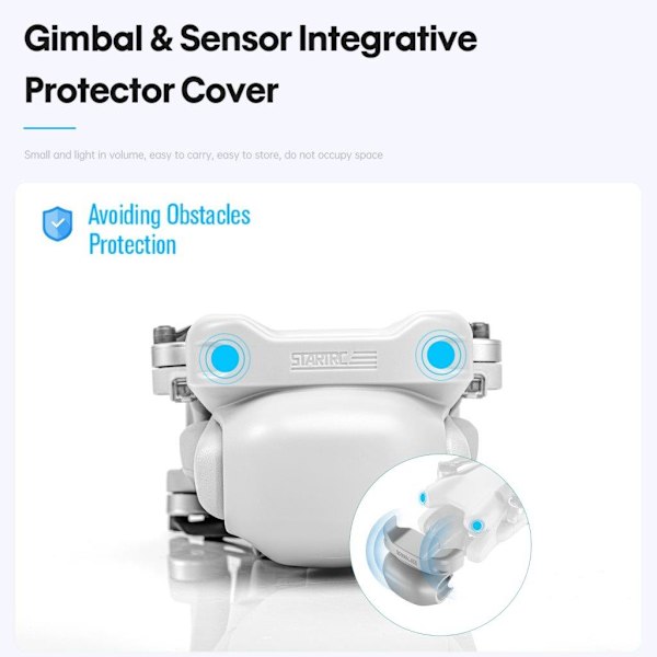 Kameraskydd till DJI Mini 4 Pro - Vit