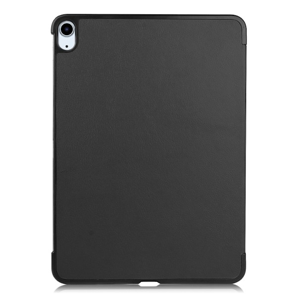 Keinonahkakotelo jalustalla iPad Air 13:lle (2024) - Musta