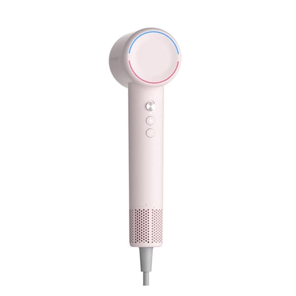 Hårtork med 1300 W effekt, jonisering och väggfäste - Rosa
