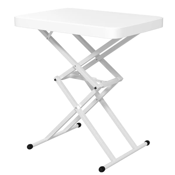 Justerbart och Hopfällbart Trädgårdsbord / Fällbart utebord med