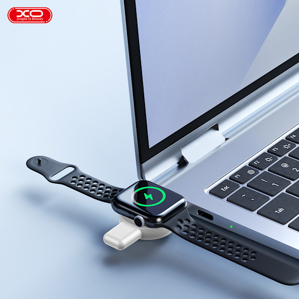 XO Langaton laturi älykellolle USB &amp; USB-C 2.5W:lla