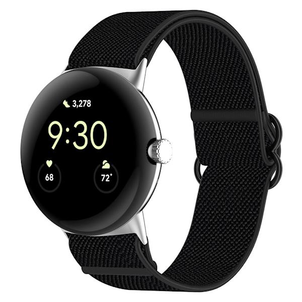 Elastiskt armband till Google Pixel Watch 1 / 2 - Svart