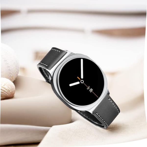 Læderarmbånd til Samsung Galaxy Watch8 / Watch8 Classic - Sort