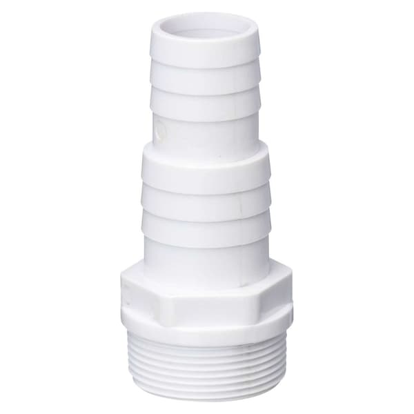 Slangadapter 1 1/2" utvändig gänga / slangstuss pool / slangkop