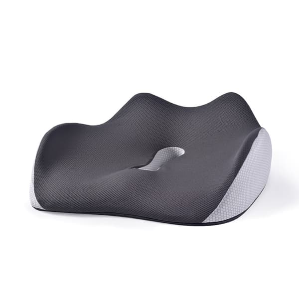 Sittkudde med Memory foam 45x36x13cm - Grå