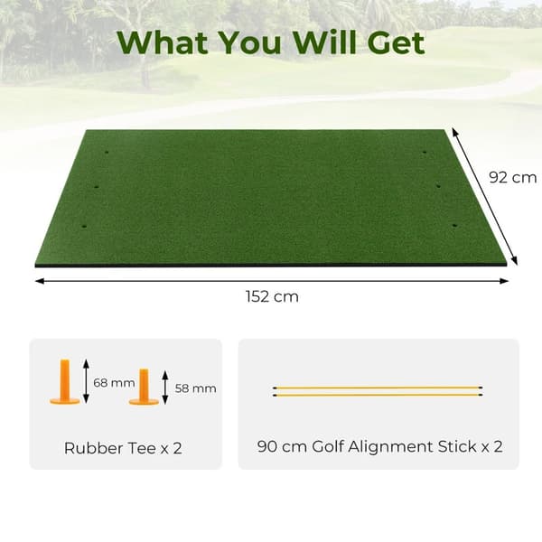 Golfkentän matto 150x90cm