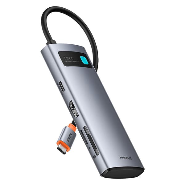 Baseus 7i1 USB-C Hub med HDMI / 3x USB 3.0 / USB-C PD / SD / mi