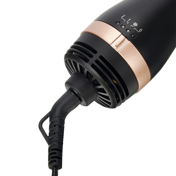 Emerio varmluftsborste med 1000W effekt och 3 utbytbara tillbeh