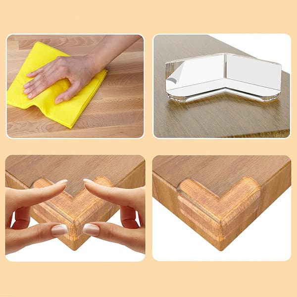 Hörnskydd 40x40x15mm 10-pack -Klar