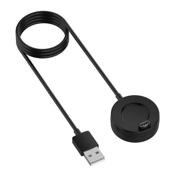 Latausteline garmin fenix 8:lle, jossa on usb-levyjalusta ja 1