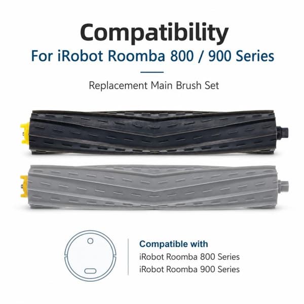 Hovedbørster, 2-pak til iRobot Roomba 800–900-serien – Rullebør
