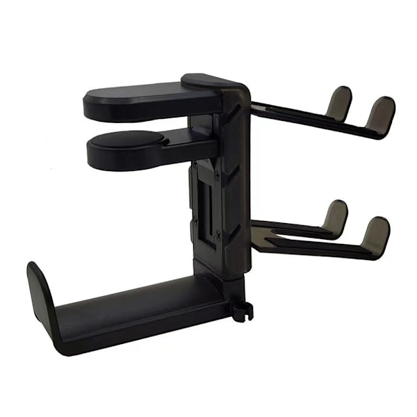 Skrivebordsstativ til gaming-headset og 2 håndcontrollere med d
