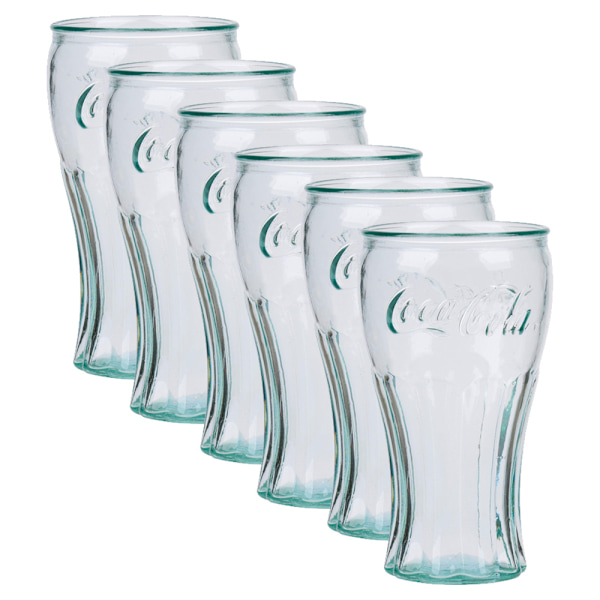 6-pack Coca-Cola Glas 450 ml – Läskglas / Dryckesglas i klassis