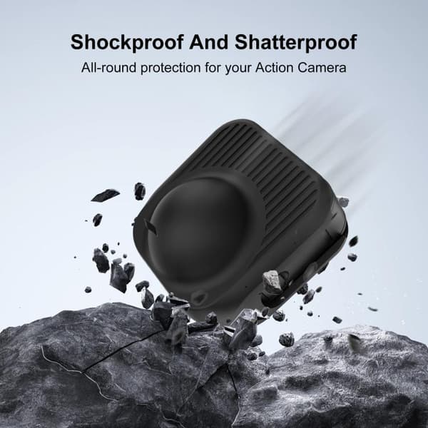 Silikonebeskyttelse til GoPro MAX2 / PULUZ linse- og kamerabesk